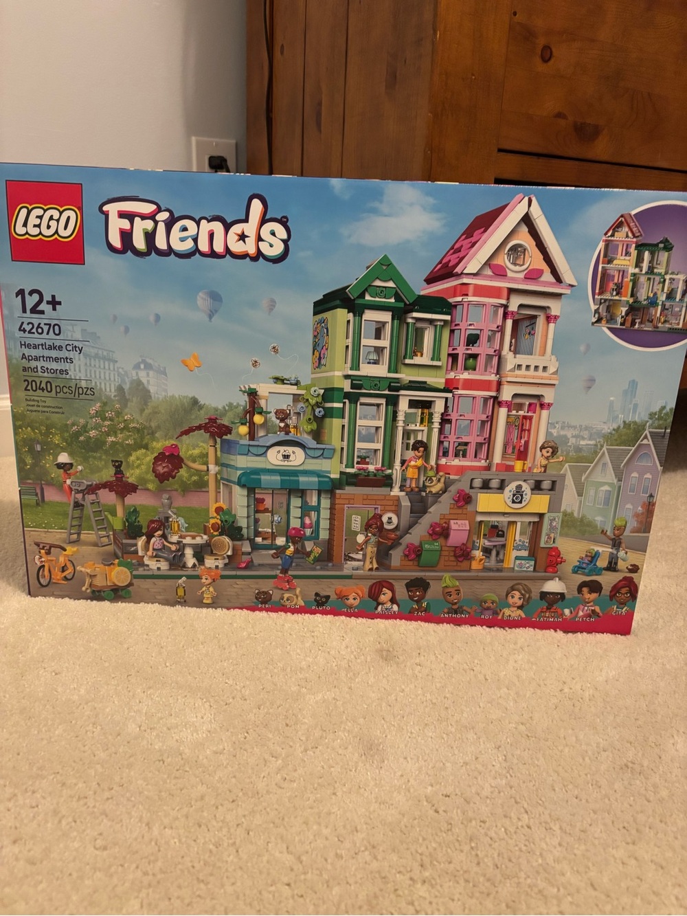 Lego Friends Heartlake City Apartments & Shops - Pink, Green, Blue, Yellow